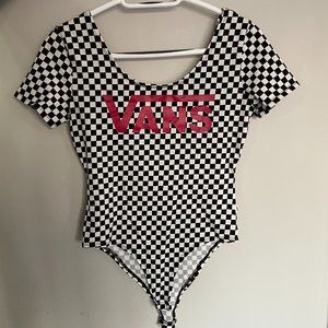 Vans checkered bodysuit